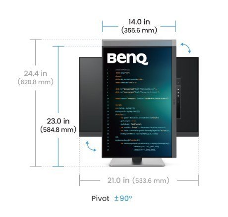 Monitor 24 cale RD240Q WQXGA 5ms/IPS/1200:1/HDMI/DP
