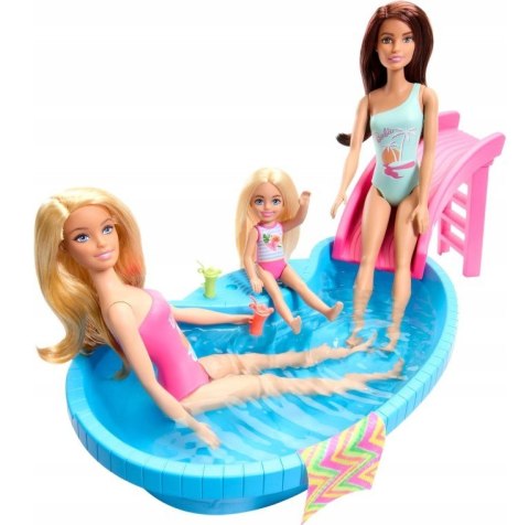 Lalka Barbie + Basen Lalka Barbie + Basen