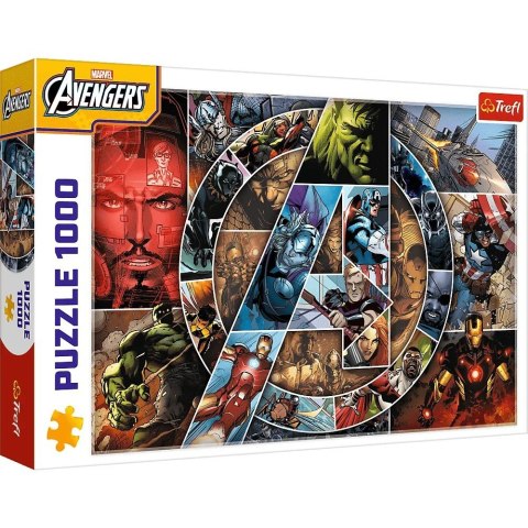 Puzzle 1000 elementów Avengers Bohaterowie Puzzle 1000 elementów Avengers Bohaterowie