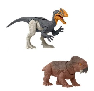 Figurki Jurassic World Niebezpieczny dinozaur Guanlong kontra Lystrosaurus