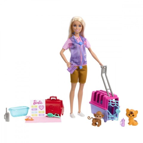 Lalka Barbie Ratowniczka zwierząt Kariera