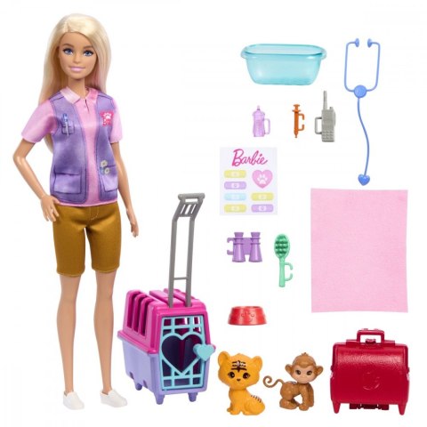 Lalka Barbie Ratowniczka zwierząt Kariera
