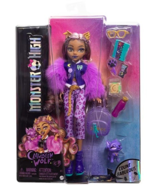 Lalka Monster High Clawdeen Wolf Lalka Monster High Clawdeen Wolf