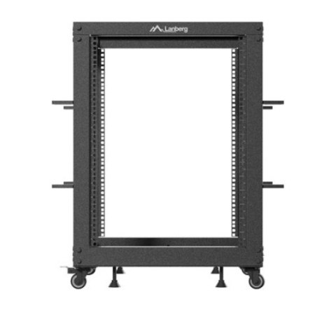 Open rack 19'' 15U 600x600-1100 regulowany czarny