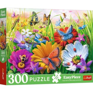 Puzzle 300 elementów EasyPiece Owady na łące; dla seniora