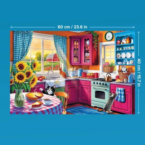 Puzzle 300 elementów EasyPiece Poranek w kuchni; dla seniora