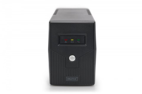 UPS Line-Ineractive LED BASIC, 600VA/360W, 1x12V/7Ah, AVR, 2x Schuko CEE 7/3 UPS Line-Ineractive LED BASIC, 600VA/360W, 1x12V/7Ah, AVR, 2x Schuko CEE 7/3