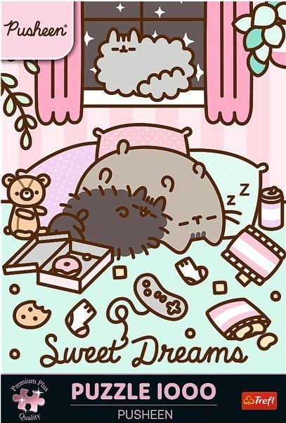 Puzzle 1000 elementów Pusheen Puzzle 1000 elementów Pusheen