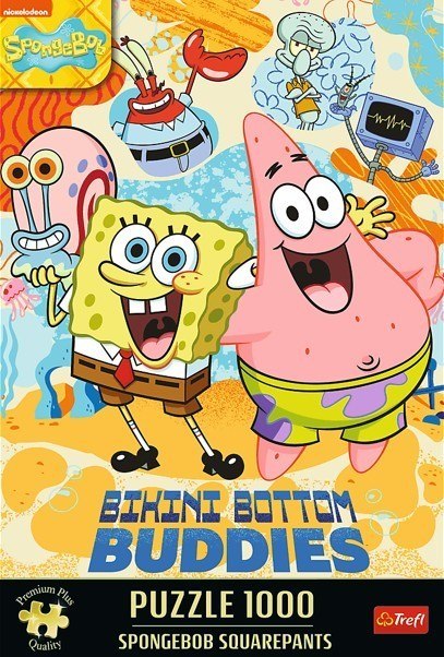 Puzzle 1000 elementów SpongeBob Kanciastoporty Puzzle 1000 elementów SpongeBob Kanciastoporty