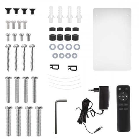 Uchwyt sufitowy elektryczny do TV, MC-491 23-65', max 30kg, VESA 600x400, obrót 90st, pilot