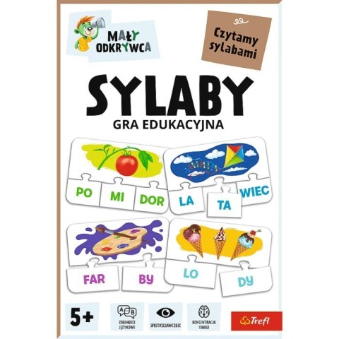 Gra Sylaby Mały Odkrywca edykacyjna Gra Sylaby Mały Odkrywca edykacyjna