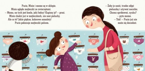 Książeczka Pucio chce siusiu, czyli pożegnanie pieluszki