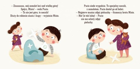 Książeczka Pucio chce siusiu, czyli pożegnanie pieluszki