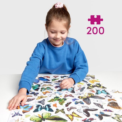Puzzle Puzzlove Motyle 200 elementów Puzzle Puzzlove Motyle 200 elementów