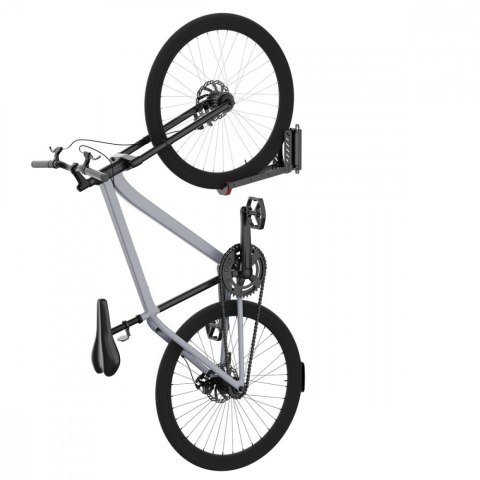 Stojak rowerowy ścienny 35 kg max, MC-498 czarny, stalowy