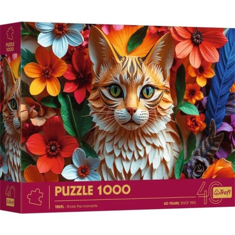 Puzzle 1000 elementów 40-lecie Paper Art Kot Puzzle 1000 elementów 40-lecie Paper Art Kot