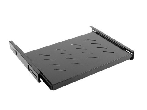 Półka do szaf 19'' 600mm 1U 465x350mm czarna Półka do szaf 19'' 600mm 1U 465x350mm czarna