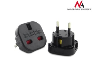 Przejściówka adapter EU na UK MCE72 Czarna