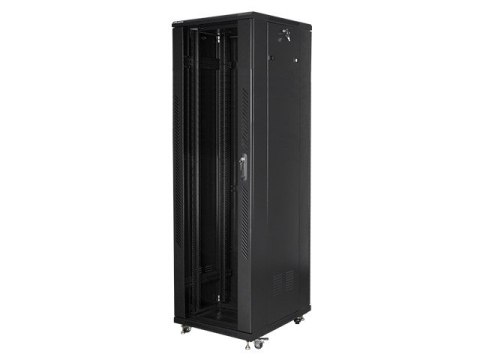 Szafa stojąca Rack 19'' 42U 600x800mm czarna Szafa stojąca Rack 19'' 42U 600x800mm czarna