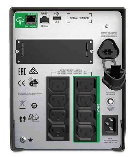 Zasilacz awaryjny SMT1500IC 1500VA/1kW Tower SmartConnect Zasilacz awaryjny SMT1500IC 1500VA/1kW Tower SmartConnect