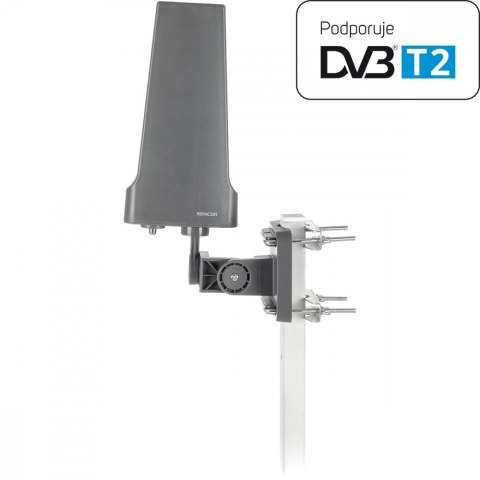 Antena zewnętrzna SDA 502 DVB-T2/T 20dB, 75 Ohm, 4G LTE Antena zewnętrzna SDA 502 DVB-T2/T 20dB, 75 Ohm, 4G LTE