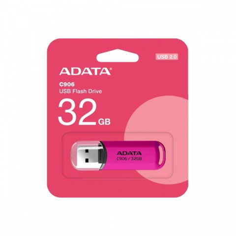 Pendrive C906 32GB USB2.0 różowy Pendrive C906 32GB USB2.0 różowy