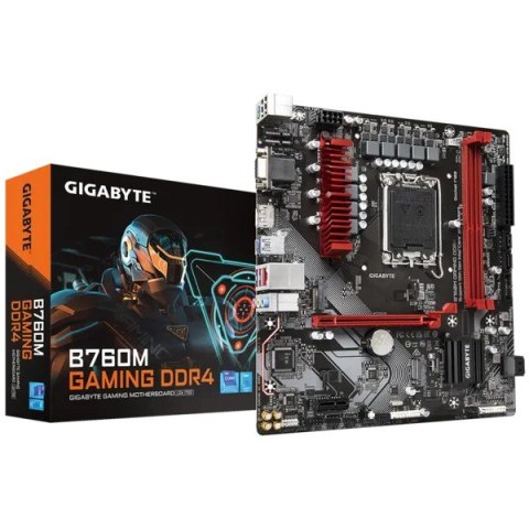 Płyta główna B760M GAMING DDR4 s1700 2DDR4 DP/HDMI mATX Płyta główna B760M GAMING DDR4 s1700 2DDR4 DP/HDMI mATX