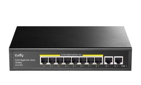 Przełącznik GS1010PE 8xGE PoE+ 120W 2xGb Uplink Przełącznik GS1010PE 8xGE PoE+ 120W 2xGb Uplink