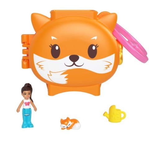 Zestaw z figurkami Polly Pocket Lalka + szop Zestaw z figurkami Polly Pocket Lalka + szop
