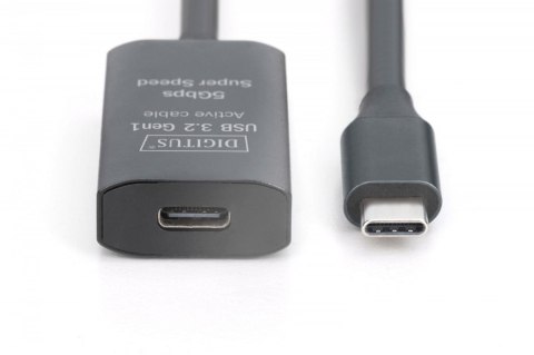 Kabel przedłużający aktywny USB-C - USB-C, USB 3.2 Gen1, 5Gbps, 10m Kabel przedłużający aktywny USB-C - USB-C, USB 3.2 Gen1, 5Gbps, 10m
