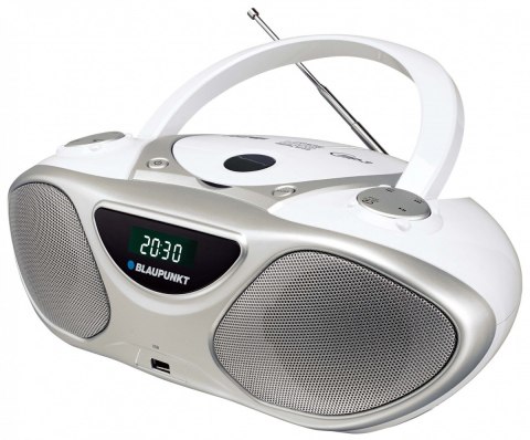 Przenośny radioodtwarzacz BB14WH CD MP3 USB AUX FM PLL Przenośny radioodtwarzacz BB14WH CD MP3 USB AUX FM PLL