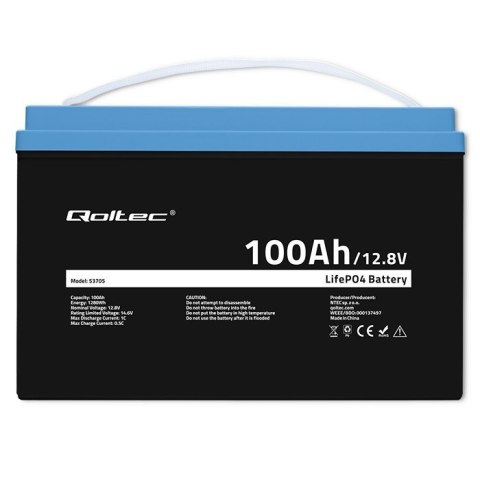 Akumulator LiFePO4 Litowo-Żelazowo-Fosforanowy | 12.8V " 100Ah | 1280Wh | BMS