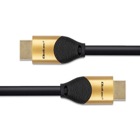 Kabel HDMI v2.1 Ultra High Speed 8K | 60Hz | 28AWG | 3m Złoty Kabel HDMI v2.1 Ultra High Speed 8K | 60Hz | 28AWG | 3m Złoty