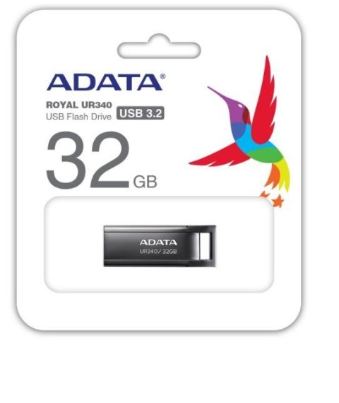 Pendrive UR340 32GB USB3.2 Gen1 Czarny Pendrive UR340 32GB USB3.2 Gen1 Czarny