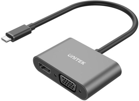 Unitek Adapter USB-C na HDMI 4K i VGA FullHD Unitek Adapter USB-C na HDMI 4K i VGA FullHD