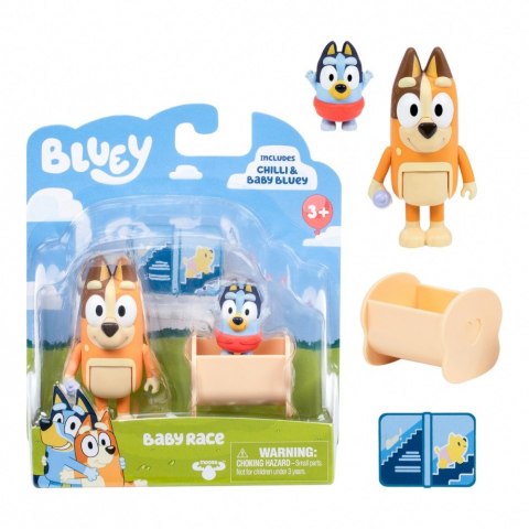 Zestaw figurek Bluey 2-pak Baby Bluey i Chilli