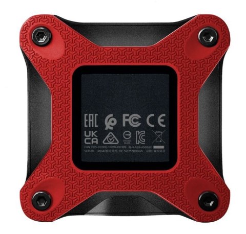 Zewnętrzny dysk SSD SD620 2TB U3.2A 520/460 MB/s Red Zewnętrzny dysk SSD SD620 2TB U3.2A 520/460 MB/s Red