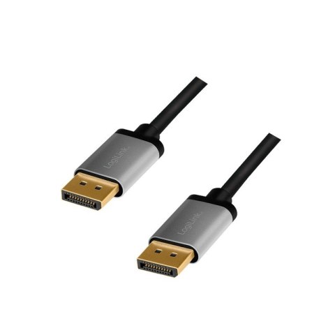 Kabel DisplayPort 4K/60 Hz,DP/M do DP/M aluminiowy 1m Kabel DisplayPort 4K/60 Hz,DP/M do DP/M aluminiowy 1m