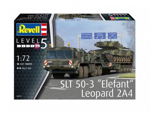 Model plastikowy SLT 50-3 Elefant + Leopard 2A4