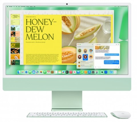 IMac 24 cale: M4 10/10, 24GB, 512GB SSD - Zielony IMac 24 cale: M4 10/10, 24GB, 512GB SSD - Zielony