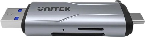Unitek Czytnik kart SD/microSD USB-A 5Gbps/USB-C Unitek Czytnik kart SD/microSD USB-A 5Gbps/USB-C
