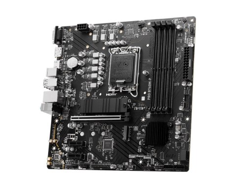 Płyta główna PRO B760M-P s1700 4DDR5 DP/HDMI 2M.2 mATX Płyta główna PRO B760M-P s1700 4DDR5 DP/HDMI 2M.2 mATX