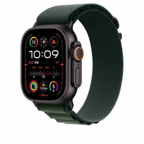 Opaska Alpine w kolorze ciemnozielonym do koperty 49 mm - rozmiar S - elementy z tytanu w kolorze czarnym Opaska Alpine w kolorze ciemnozielonym do koperty 49 mm - rozmiar S - elementy z tytanu w kolorze czarnym