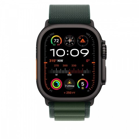Opaska Alpine w kolorze ciemnozielonym do koperty 49 mm - rozmiar S - elementy z tytanu w kolorze czarnym Opaska Alpine w kolorze ciemnozielonym do koperty 49 mm - rozmiar S - elementy z tytanu w kolorze czarnym
