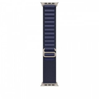 Opaska Alpine w kolorze granatu do koperty 49 mm - rozmiar S - elementy z tytanu w kolorze naturalnym
