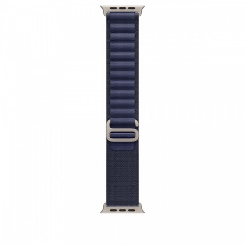 Opaska Alpine w kolorze granatu do koperty 49 mm - rozmiar S - elementy z tytanu w kolorze naturalnym Opaska Alpine w kolorze granatu do koperty 49 mm - rozmiar S - elementy z tytanu w kolorze naturalnym