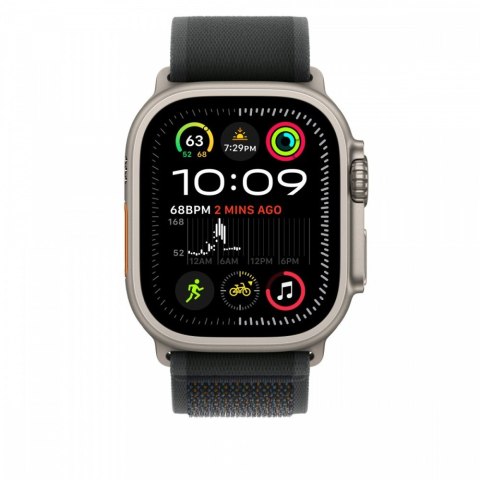 Opaska Trail w kolorze czarnym do koperty 49 mm - rozmiar M/L - elementy z tytanu w kolorze naturalnym Opaska Trail w kolorze czarnym do koperty 49 mm - rozmiar M/L - elementy z tytanu w kolorze naturalnym