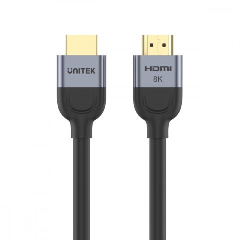 Kabel HDMI 2.1 8K 60Hz 1.5m; czarny; C11086GY01-1.5M Kabel HDMI 2.1 8K 60Hz 1.5m; czarny; C11086GY01-1.5M