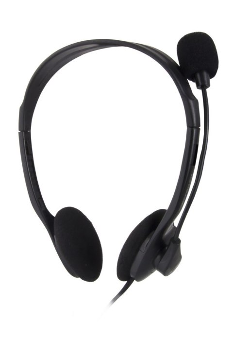 Słuchawki stereo z mikrofonem i regulacją głośności EH102 Słuchawki stereo z mikrofonem i regulacją głośności EH102