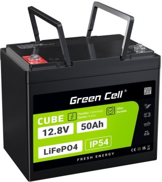 AKUMULATOR LITOWO-ŻELAZOWO-FOSFORANOWY LiFePO4 Green Cell Cube 12.8V 50Ah LFPGC12V50AH